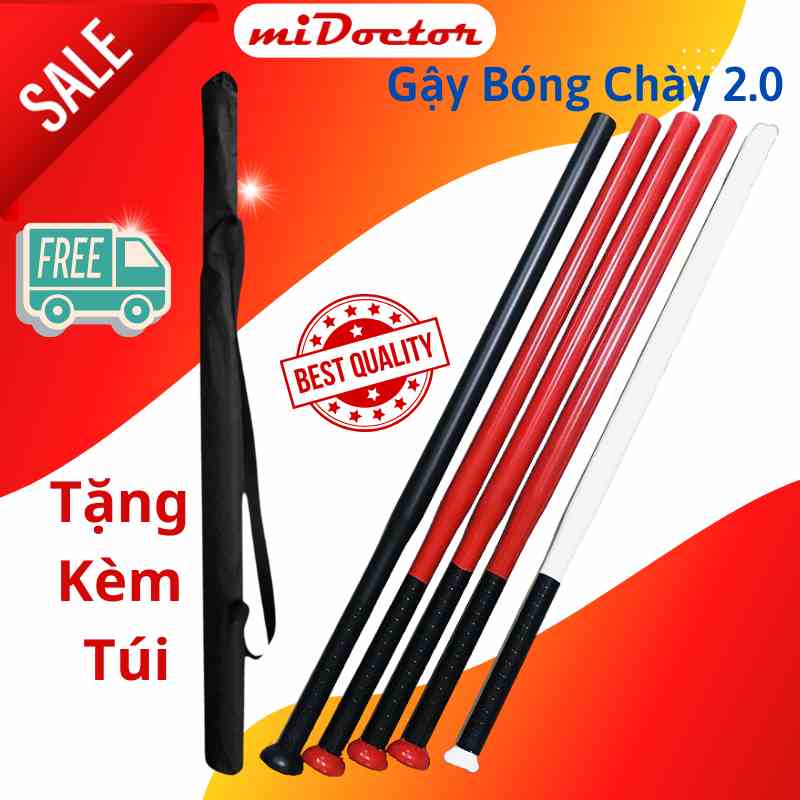 Gậy Bóng Chày 2.0 Cải Tiến Dài 81Cm – Kèm Túi Đựng Gậy Bóng Chày Chính Hãng miDoctor