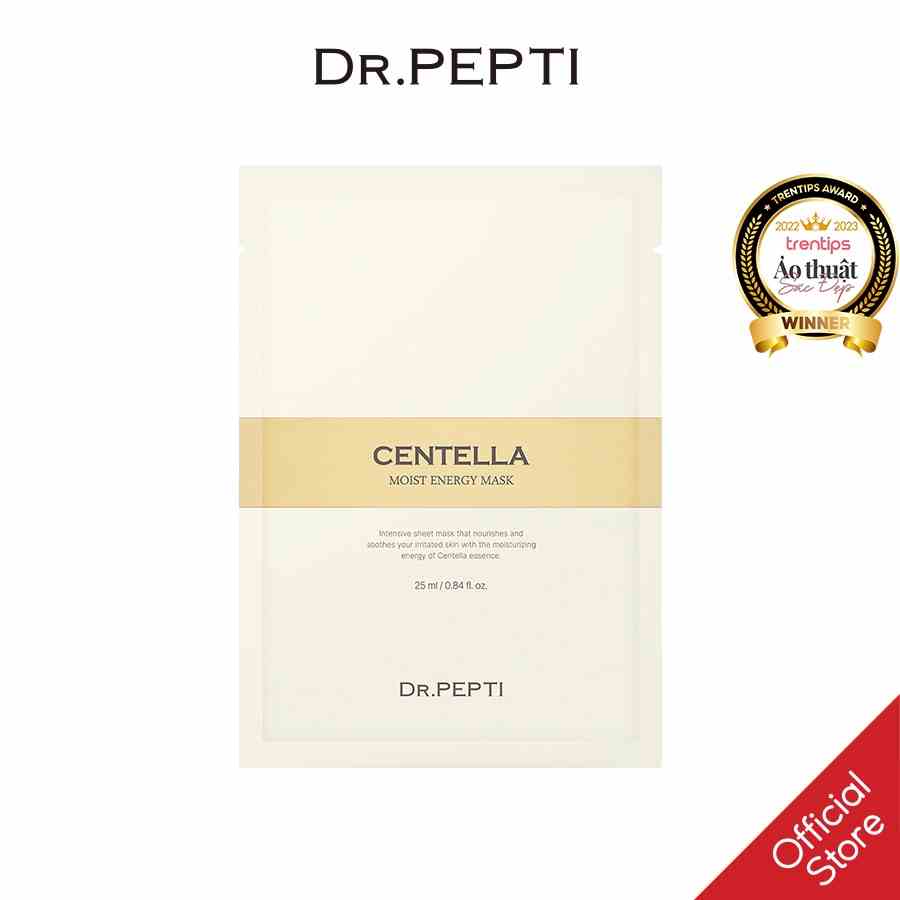 Mặt Nạ Cấp Ẩm Dr. Pepti Centella Moist Energy Mask 25ml/ miếng