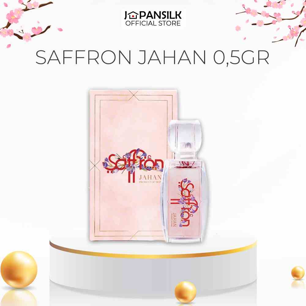 [Mã BMLTA35 giảm đến 35K đơn 99K] Saffron JAHAN Nhụy Hoa Nghệ Tây Thương Hiệu Saffron Việt Nam Lọ 0,5Gr