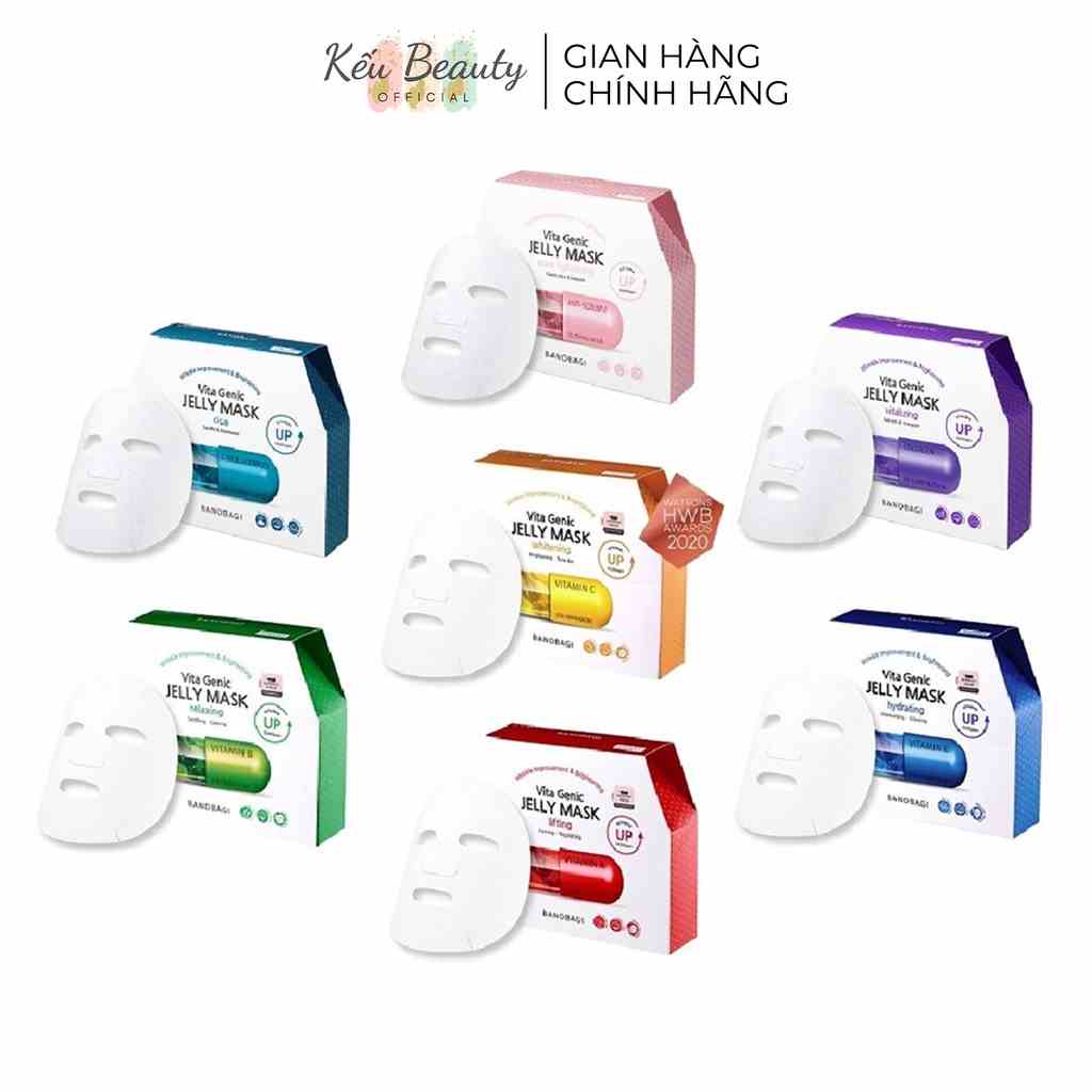 Combo 10 mặt nạ bổ sung Vitamin BANOBAGI Vita Genic Jelly Mask (30ml x 10)