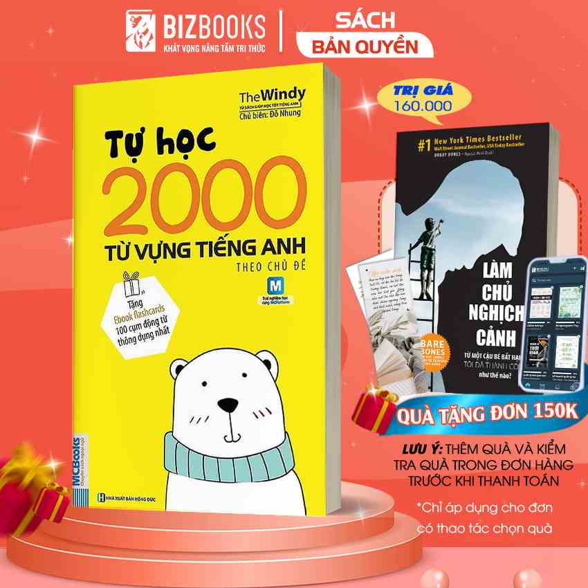 Sách - Tự Học 2000 Từ Vựng Tiếng Anh Theo Chủ Đề Phiên Bản Khổ Nhỏ Dành Cho Người Học Căn Bản - Học Kèm App Online