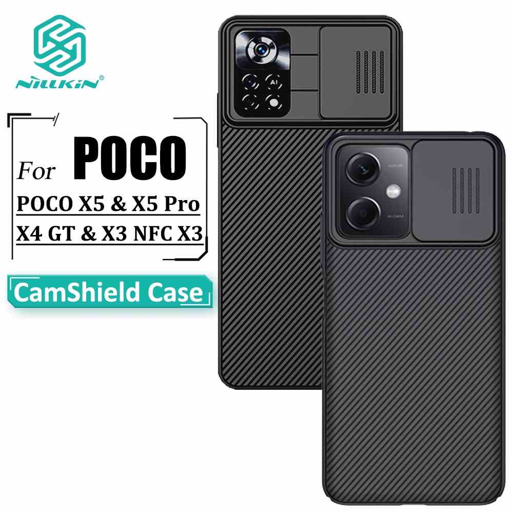 Ốp Điện Thoại NILLKIN Bằng PC Cứng Mặt Nhám Chống Sốc Cho POCO X5 Pro 5G X4 Pro X4 GT M4 Pro F4 F3 X3 NFC X3 Pro X3 GT