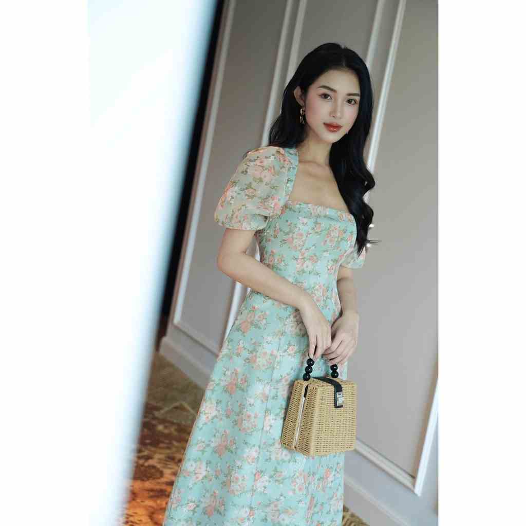 [Mã BMLTB200 giảm đến 100K đơn 499K] Đầm hoa sang trọng Sarah dress - Leila closet