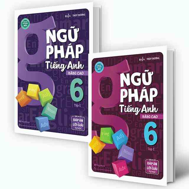 Sách - Combo Ngữ Pháp Tiếng Anh Nâng Cao Lớp 6 ( 2 Tập )