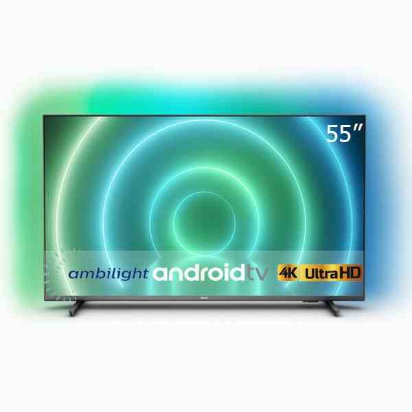 [Mã ELBAU5 giảm 5% đơn 300K] Android TV Philips 55 inch màn hình LED 4K UHD - 55PUT7906/74 - Miễn Phí Lắp Đặt