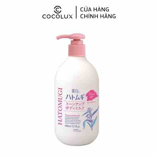 Sữa dưỡng thể dưỡng trắng nâng tone Hatomugi 400ml