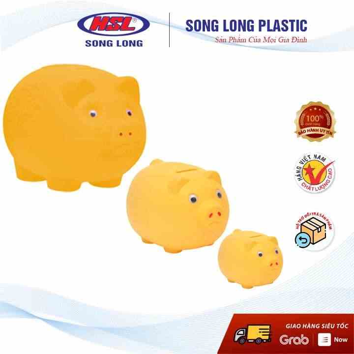 Lợn nhựa tiết kiệm tiền cho bé - các cỡ- Song Long