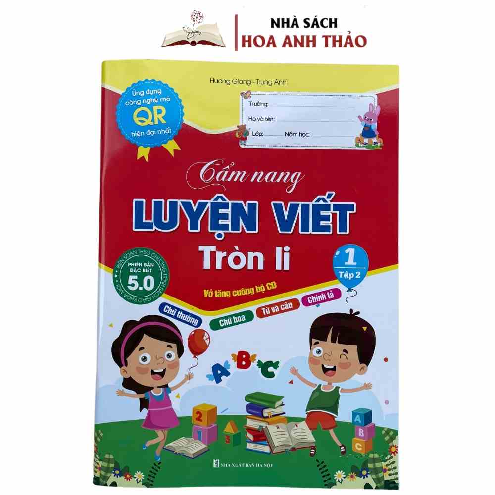 Sách - Cẩm Nang Luyện Viết Tròn Li Phiên Bản 5.0, Vở Tăng Cường Bộ Cánh Diều