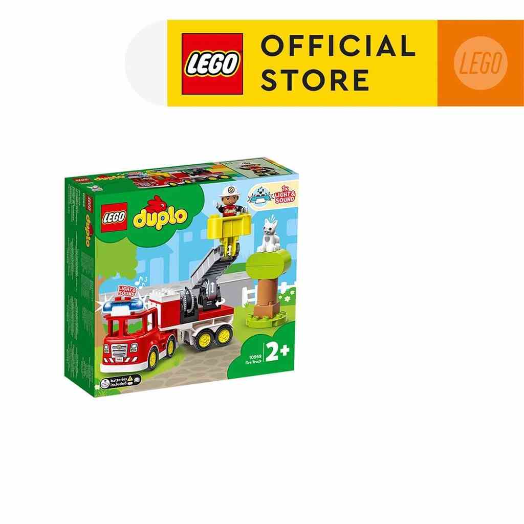 [Mã LIFEMC06CBAU giảm 50k đơn 350k] LEGO DUPLO 10969 Xe Cứu Hỏa (21 chi tiết)