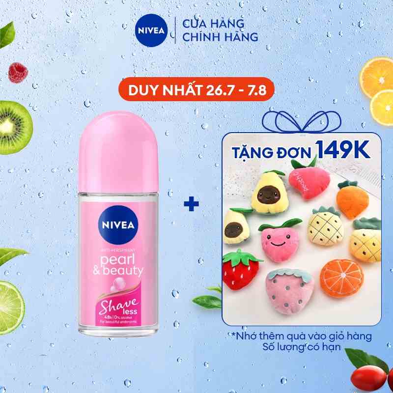 Lăn ngăn mùi NIVEA SHAVELESS ngọc trai đẹp quyến rũ (50ml) - 98500