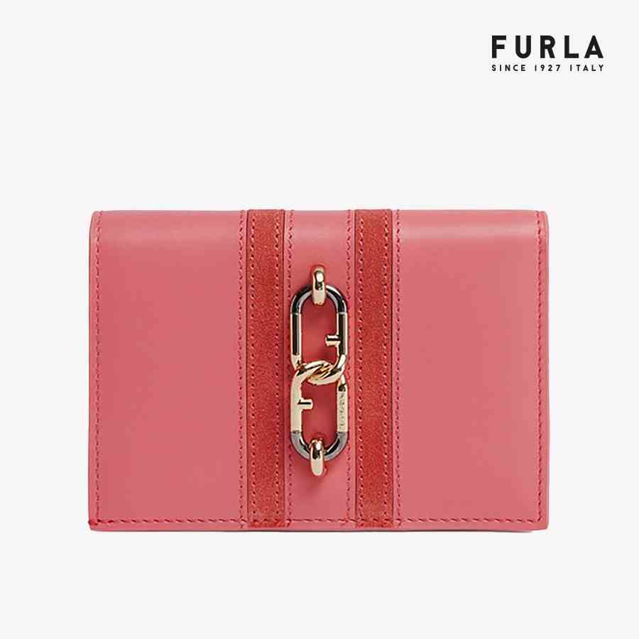 [Mã FAPREBAU3 giảm 10% đơn 1 triệu] Ví Nữ FURLA Sirena M Compact Wallet Vitello Roma Camoscio