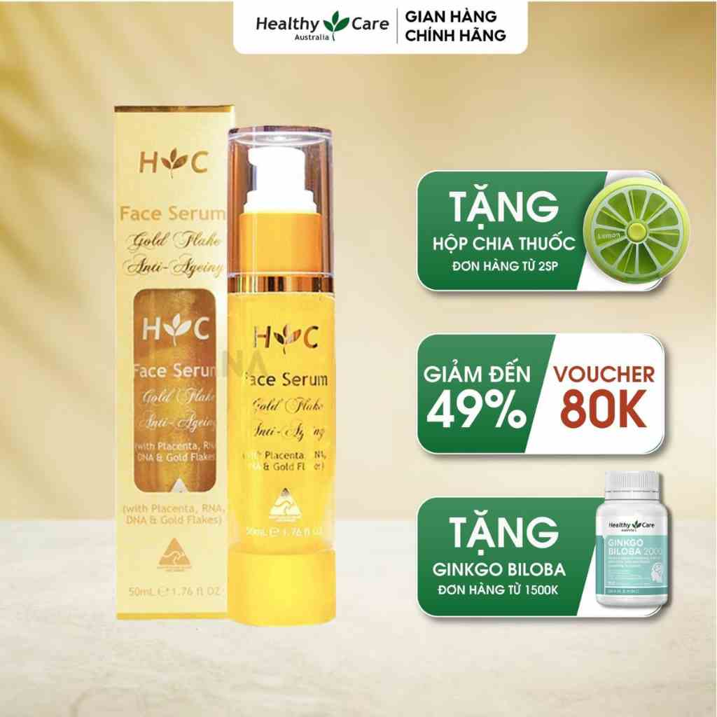 Tinh Chất Serum Dưỡng Da Chống Lão Hóa Healthy Care Anti Ageing Gold Flake Face Serum 50ml