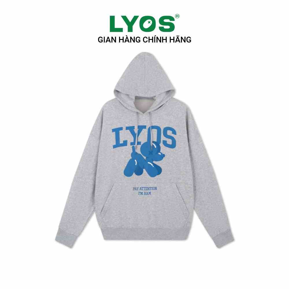 [Mã BMLTB35 giảm đến 35K đơn 99K] Áo Nỉ LYOS Ram Hoodie