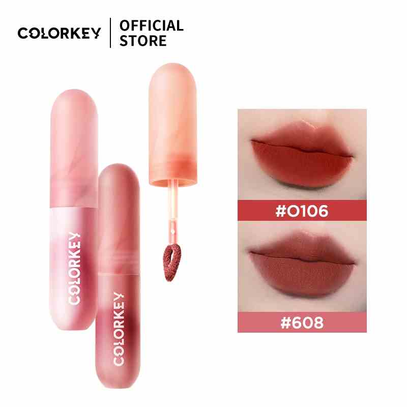 【COLORKEY】Son Môi Colorkey Lip Mousse Lip Mud Màu Nhung Mờ Xinh Xắn 2g