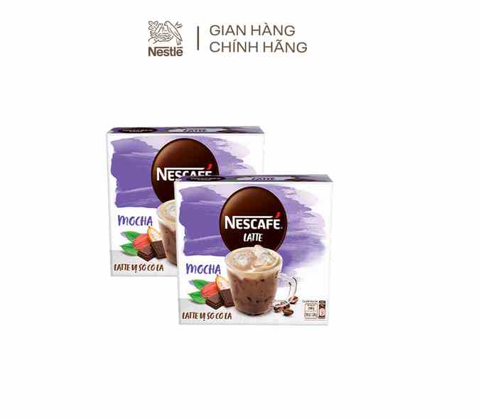 Combo 2 hộp 10 gói x 24g NESCAFE Cà Phê Sô Cô La