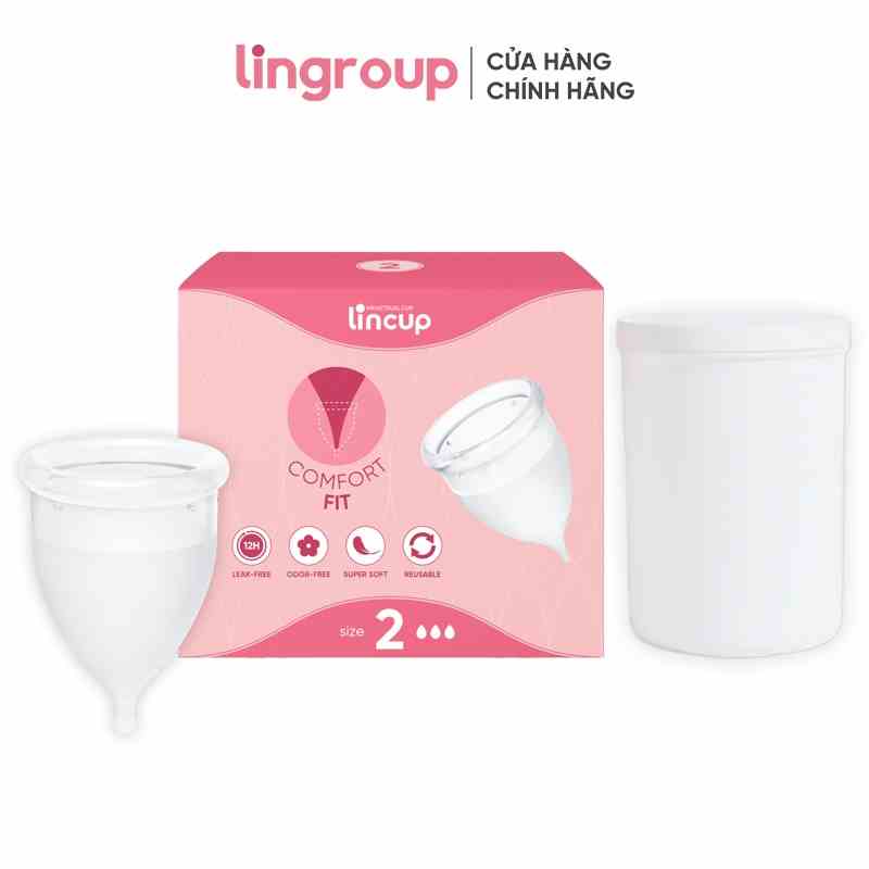 Cốc nguyệt san Lincup 2 chính hãng (40ml) Nhập Khẩu Mỹ