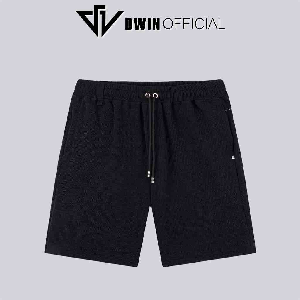 Quần short nam xốp tổ ong Dwin thể thao basic nam nữ oversize phong cách đường phố Hàn Quốc Ulzzang