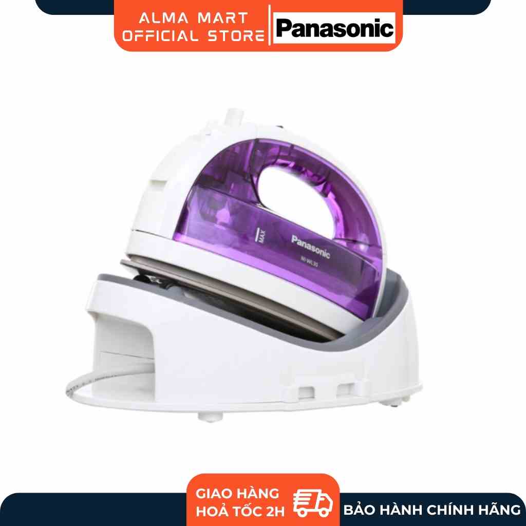 [Mã BMLTB35 giảm đến 35K đơn 99K] Bàn Ủi Hơi Nước Không Dây Panasonic NI-WL30VRA - Bảo Hành 12 Tháng