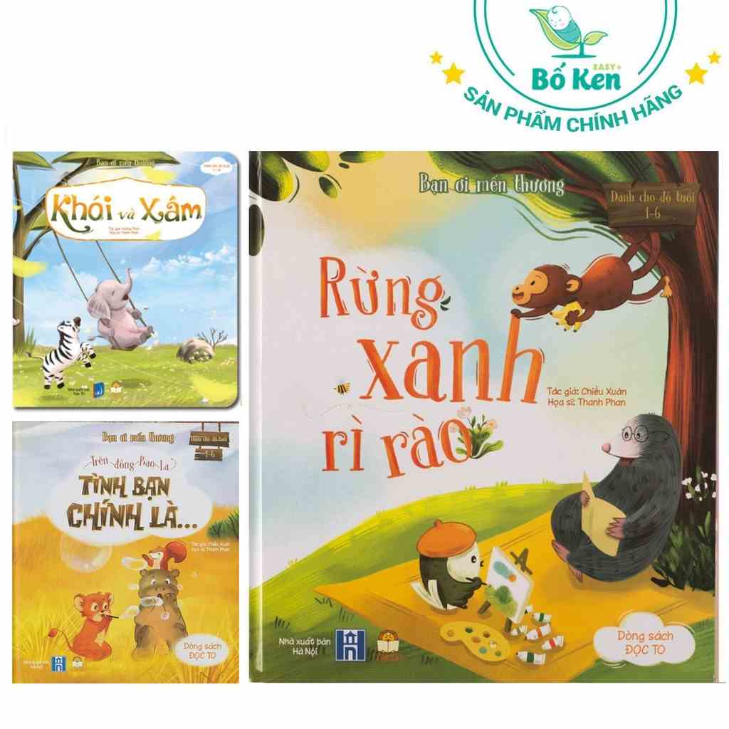 Sách - Combo 3 cuốn Bạn ơi mến thương [1-6y]