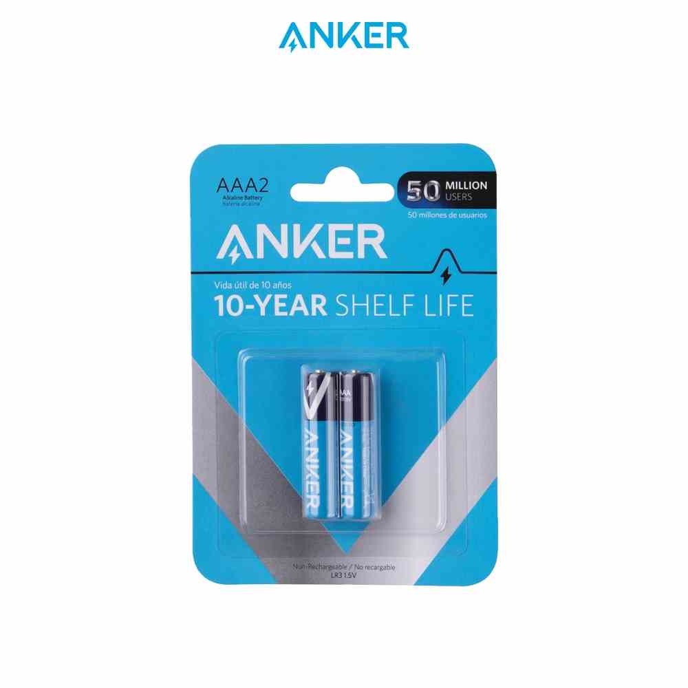 [Mã BMLTB35 giảm đến 35K đơn 99K] Pin Kiềm AAA ANKER Alkaline (Bộ 2 Pin/4 Pin) - B1820