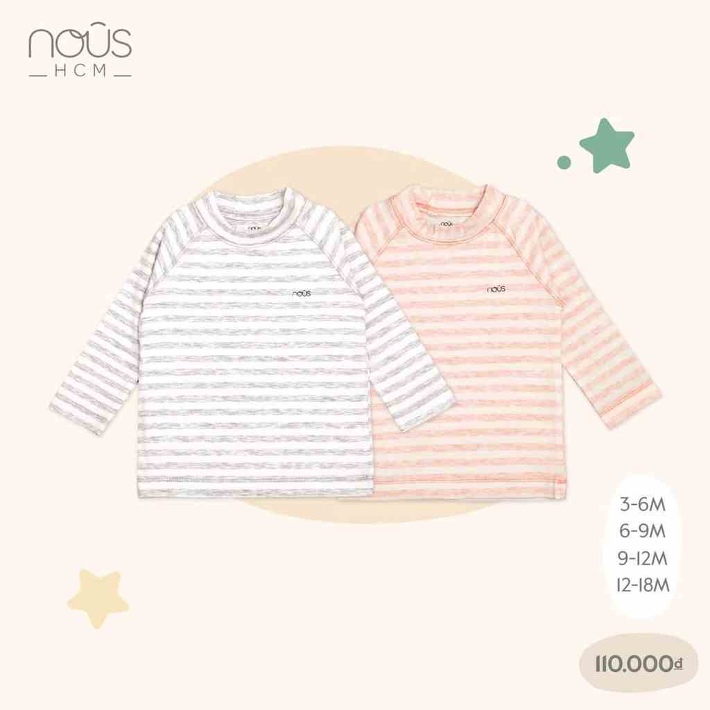 Áo cổ 3cm Nous Petit ( 3 - 12 tháng )