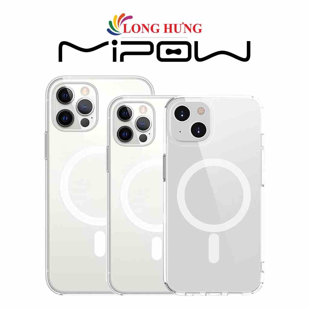 Ốp lưng chống sốc hỗ trợ sạc không dây Magsafe Mipow Tempered Glass iP 14 Pro Max/14 Pro/14 Plus/14 - Hàng chính hãng