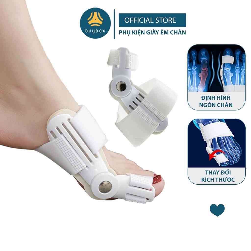 Vớ chỉnh hình ngón chân cái bị vẹo Hallux Valgus, giảm viêm bao dịch gây đau ngón chân cái - Buybox- BBPK280