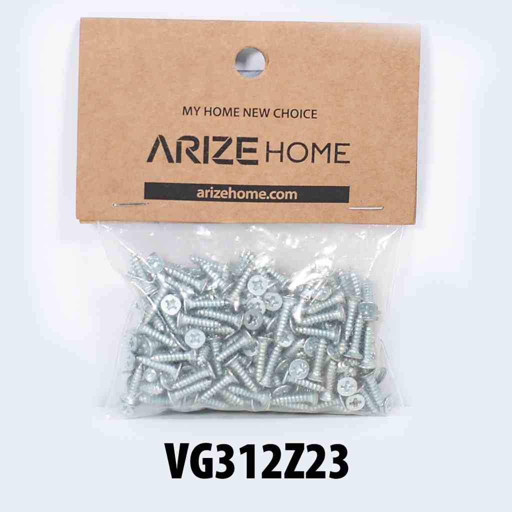 Bịch 200 Ốc Vít Gỗ ARIZE Haus Vít Gỗ Đầu Bằng Có Ren 3x12mm