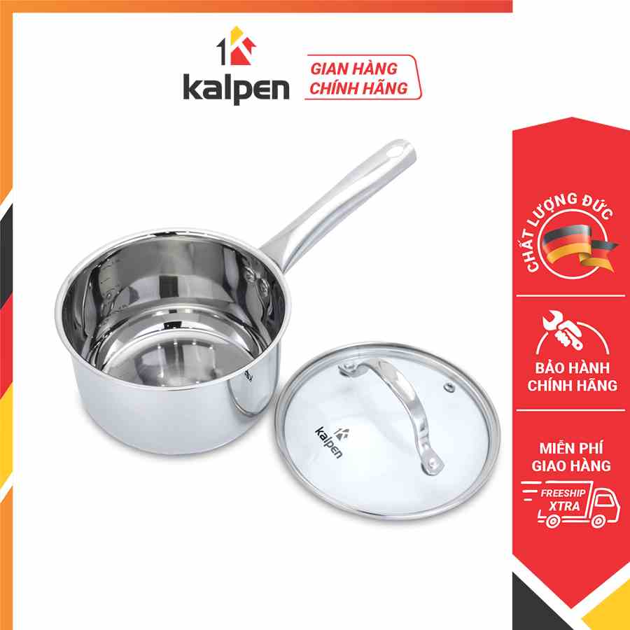 [Mã BMLTB200 giảm đến 100K đơn 499K] Quánh inox 304 cao cấp 5 đáy Kalpen Lermat L16