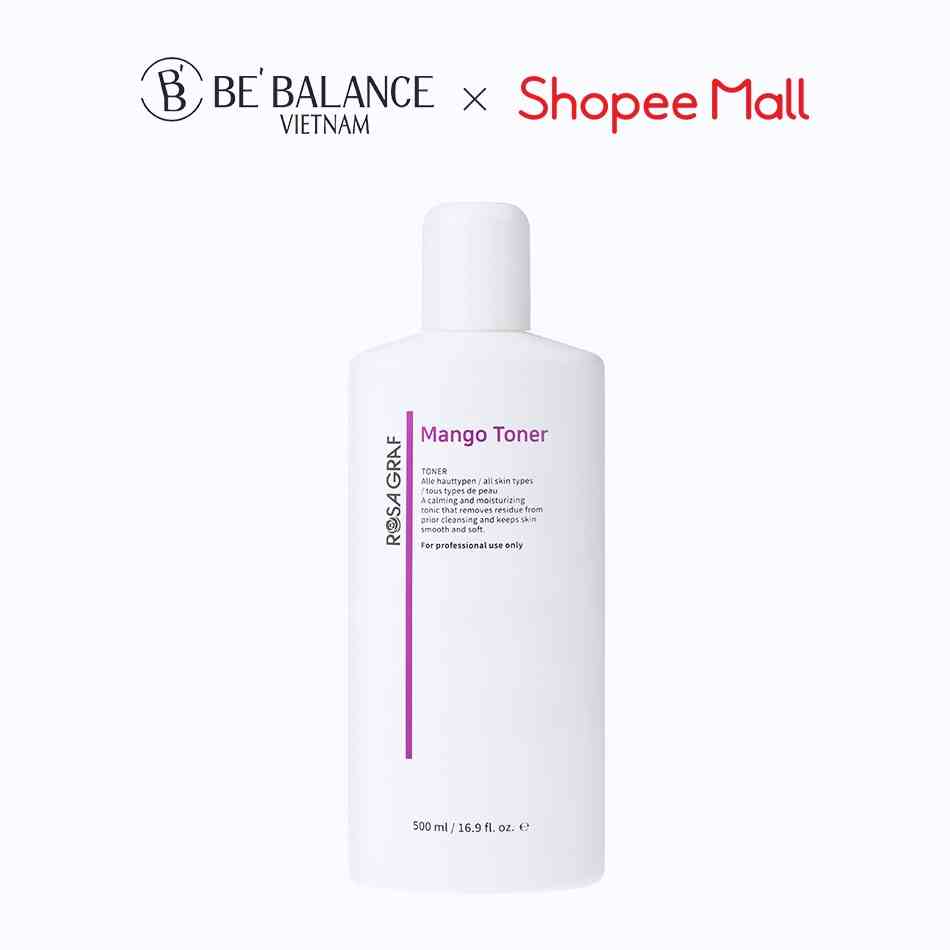 Nước hoa hồng ROSAGRAF Mango Toner 500ml Bebalance