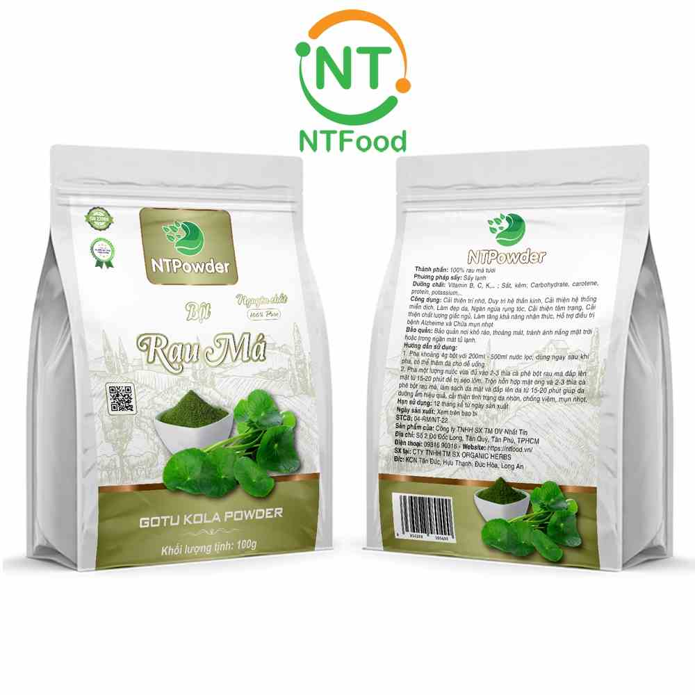 [Mã BMLTB35 giảm đến 35K đơn 99K] Bột Rau má sấy lạnh NTPowder 100Gr - Nhất Tín Food