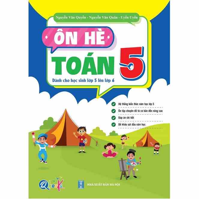 Sách - Ôn Hè Toán Lớp 5 , Dành Cho Học Sinh Lớp 5 Lên Lớp 6