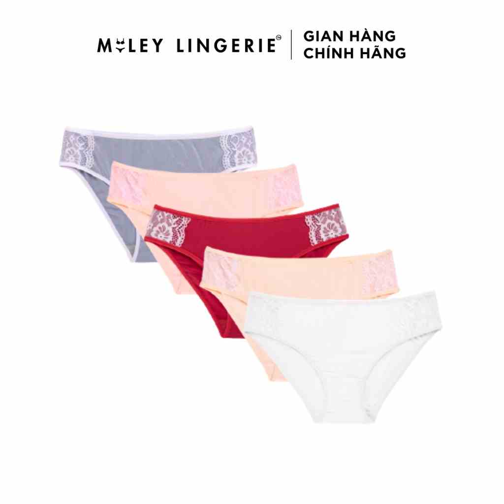 [Mã BMLTA35 giảm đến 35K đơn 99K] Quần Lót Thun Lạnh Phối Ren Elegan Lady Miley Lingerie FMM_05 (Màu Ngẫu Nhiên)