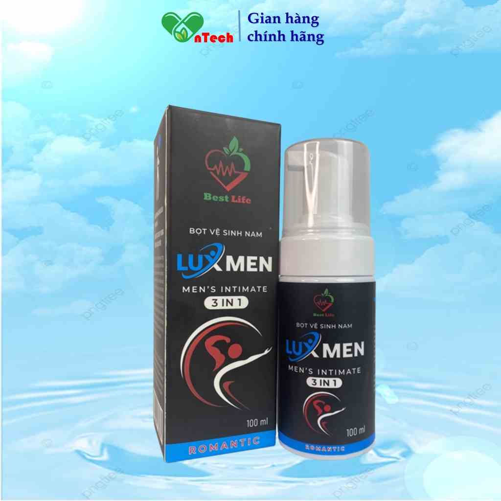 Bọt vệ sinh nam giới LUX MEN Best Life  3 trong 1 công thức tạo bọt hương nước hoa chai 100 ml