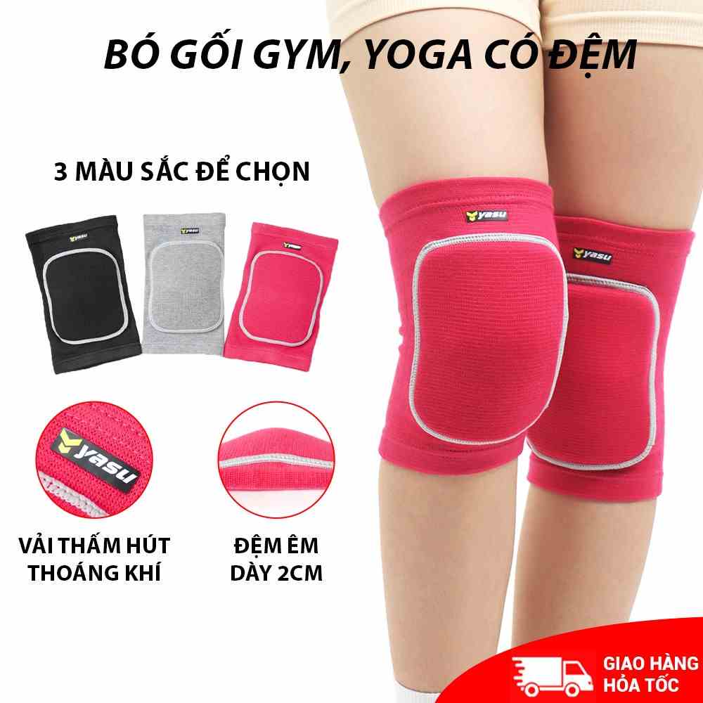 Bó gối yoga, gym, bóng đá đệm cao cấp cho nữ Yasu YS0210