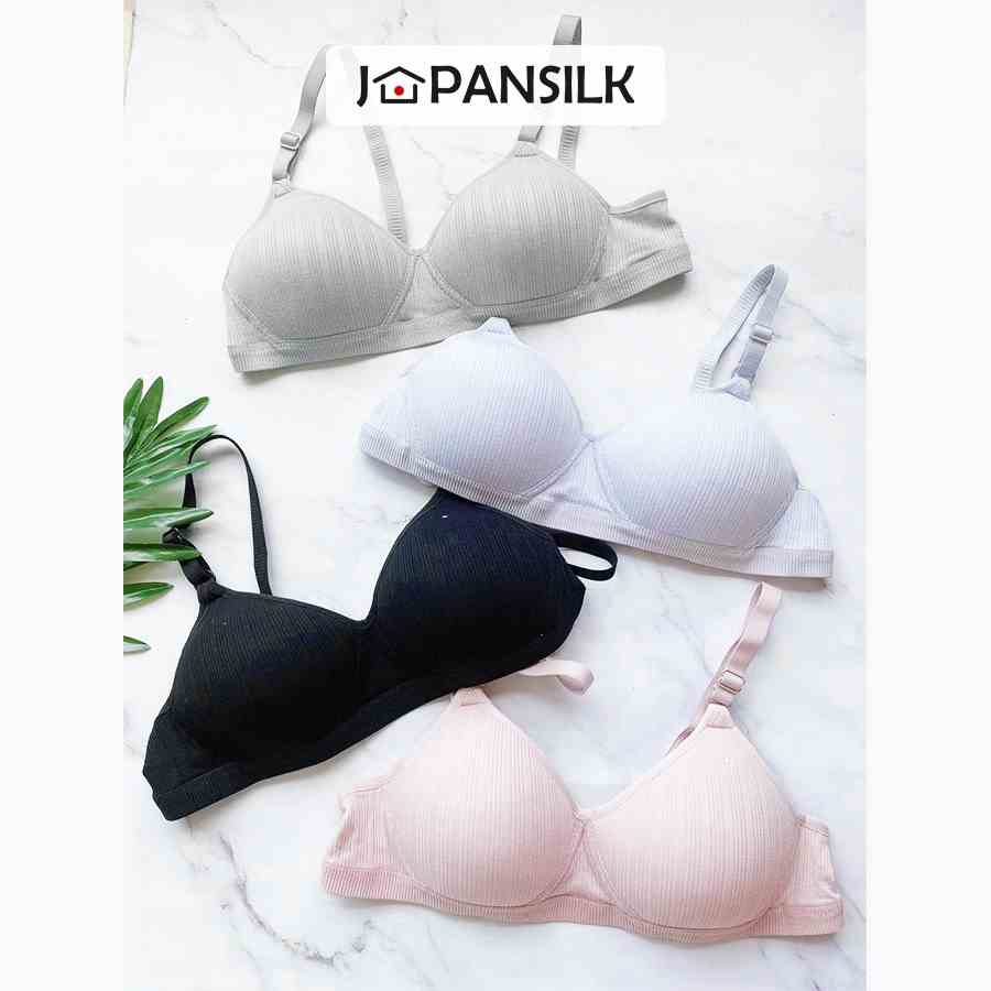 [Mã BMLTA35 giảm đến 35K đơn 99K] Áo lót nữ nâng ngực tôn dáng JAPAN SILK, sợi dệt len tăm thoải mái thoáng mát AN001