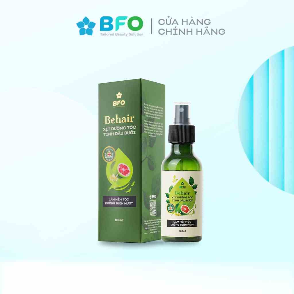 Xịt Tóc Bưởi BFO Tinh Chất Thiên Nhiên Giúp Kích Thích Mọc Tóc Dung Tích 100ml