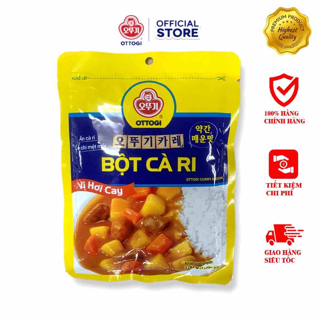 Bột Cà Ri Hơi Cay Ottogi 100g - VN