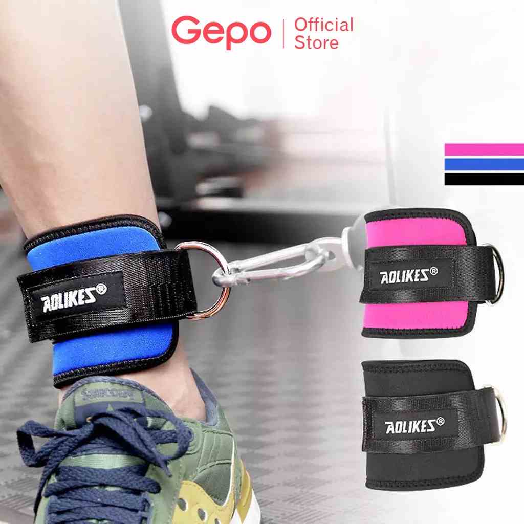 Quấn Cổ Chân Tập Gym Với Cáp Phụ Kiện Aolikes A-7129