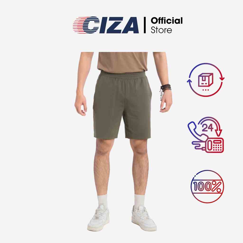 Quần đùi short thun ngắn nam CIZA phong cách thể thao dáng rộng cao cấp trẻ trung size S M L XL QSTR37