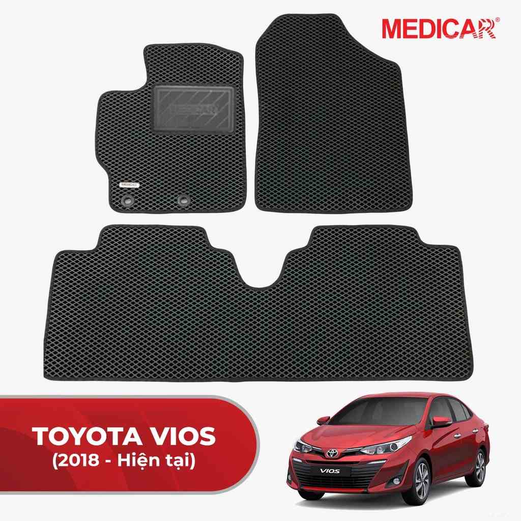 Thảm lót sàn ô tô Toyota Vios (2018 - Hiện tại) - chống nước, không mùi, ngăn bụi bẩn