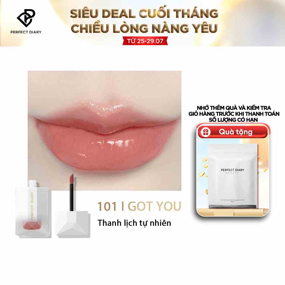 Son Bóng ReadMe Rippled Lip Gloss High Shine Finish Perfect Diary Nhiều Màu Tùy Chọn 4G