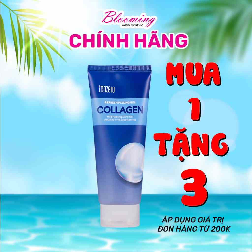 [Mã BMLTA35 giảm đến 35K đơn 99K] Gel Tẩy Tế Bào Chết Collagen Tenzero Refresh Peeling Gel Collagen 180ml