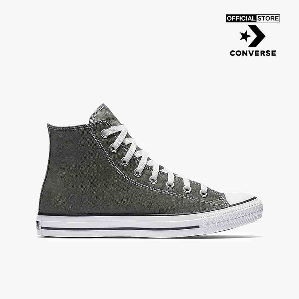 CONVERSE - Giày sneakers cổ cao unisex Chuck Taylor All Star Seasonal 1J793C-0000_GREY