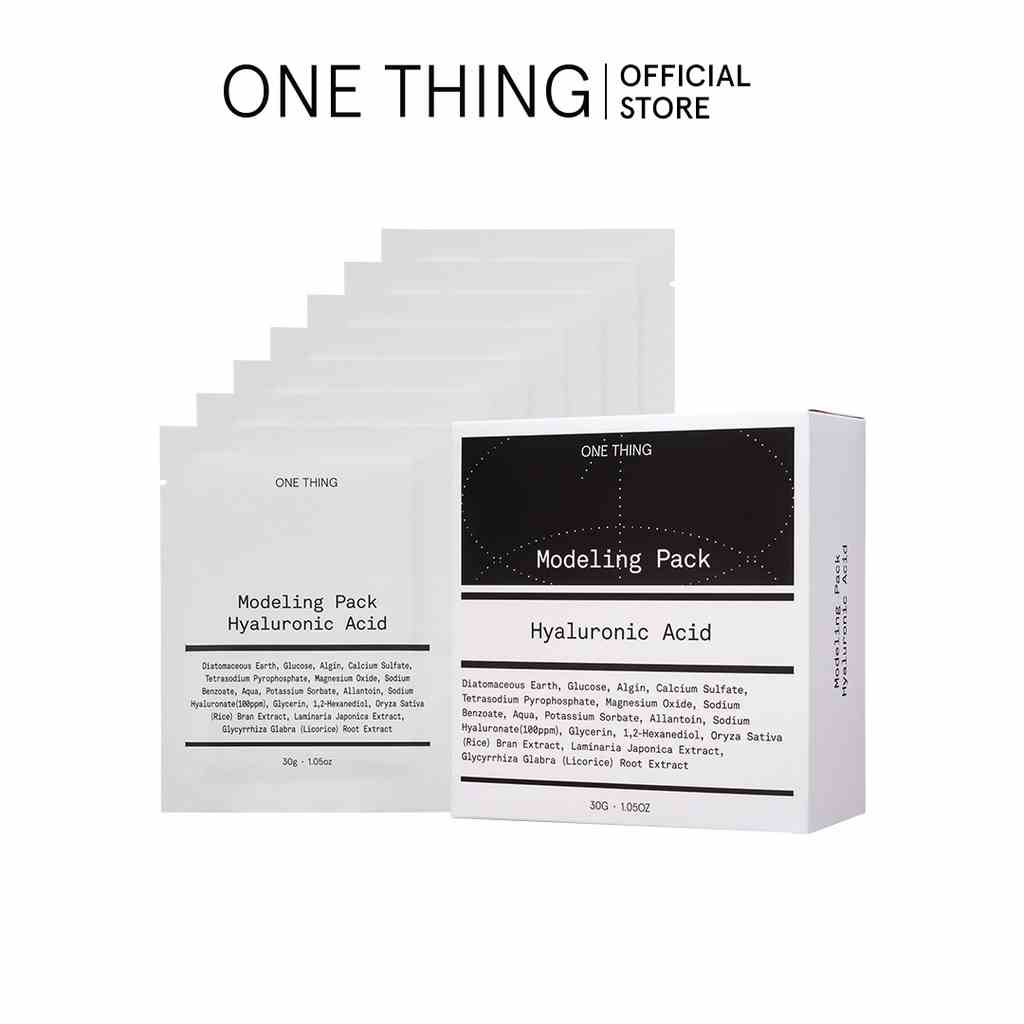 Mặt Nạ Làm Người Mẫu One Thing Modeling Pack Hyaluronic Acid (30g*7ea)