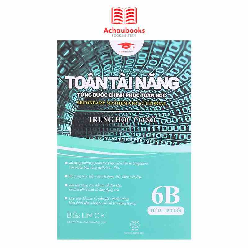 Sách Toán Tài Năng 6B - Á Châu Books , Toán Lớp 6