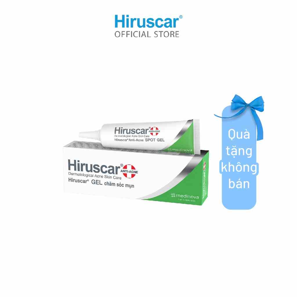 (Quà tặng không bán) Gel xử lý mụn Hiruscar Anti-Acne Spot Gel+ 10g