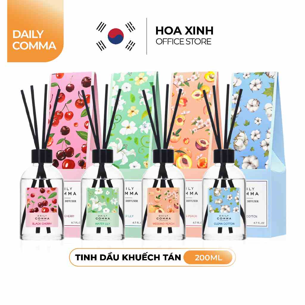 Tinh Dầu Khuếch Hương DAILY COMMA Perfume Diffuser 200ML