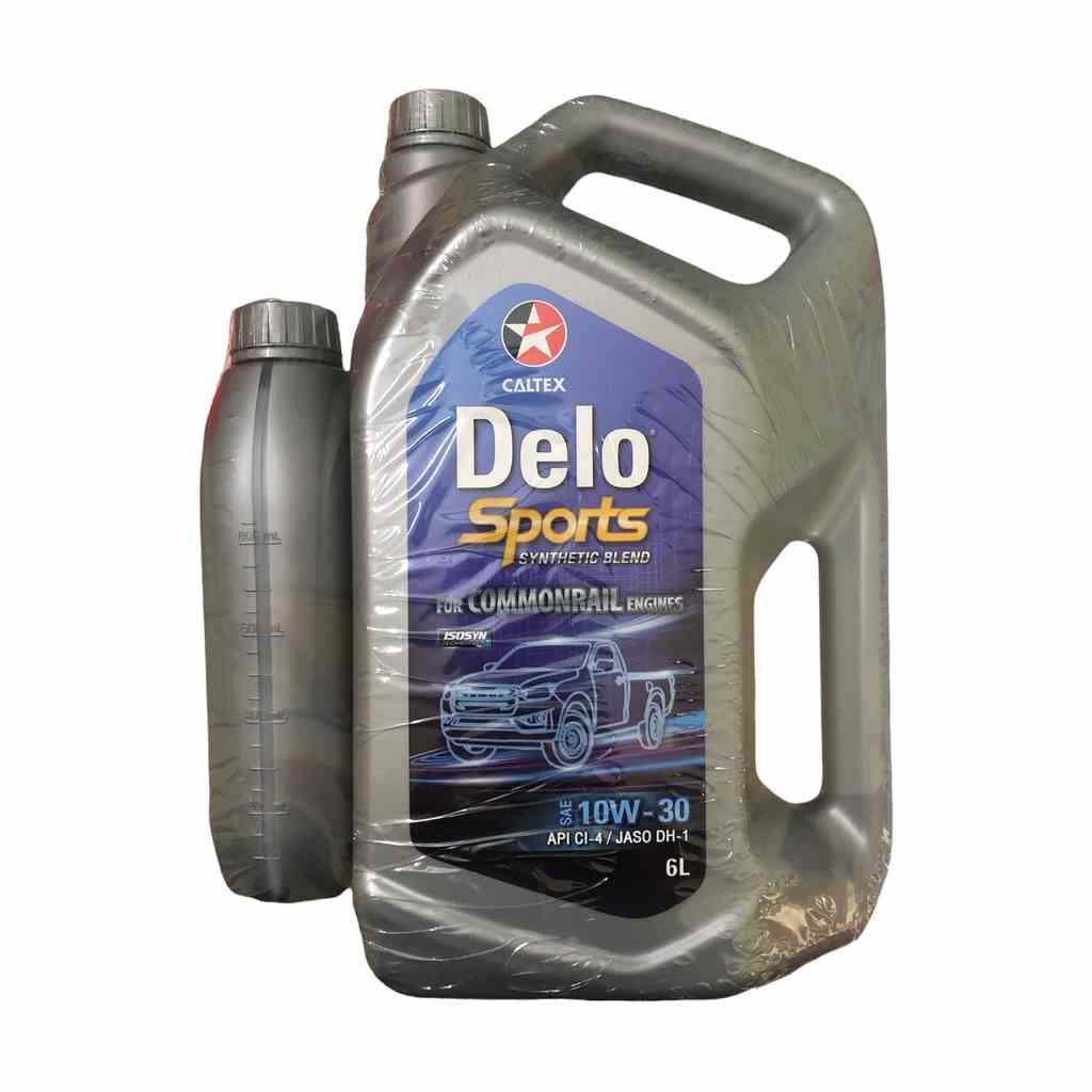 Nhớt ô tô Caltex Delo Sports Synthetic Blend 10w30 cho máy diesel [ 7L ]