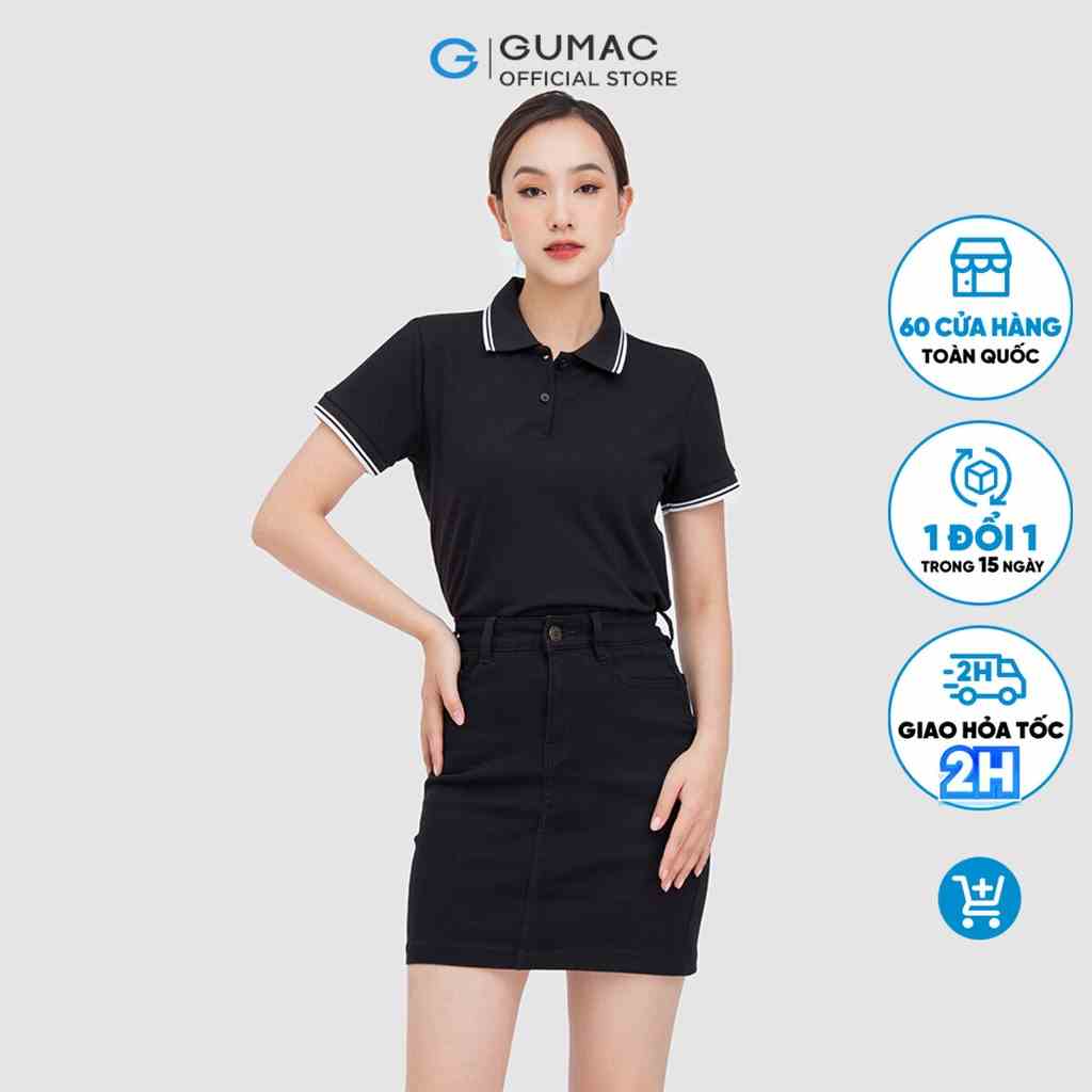 Áo polo bo sọc Thời trang GUMAC ATC05018